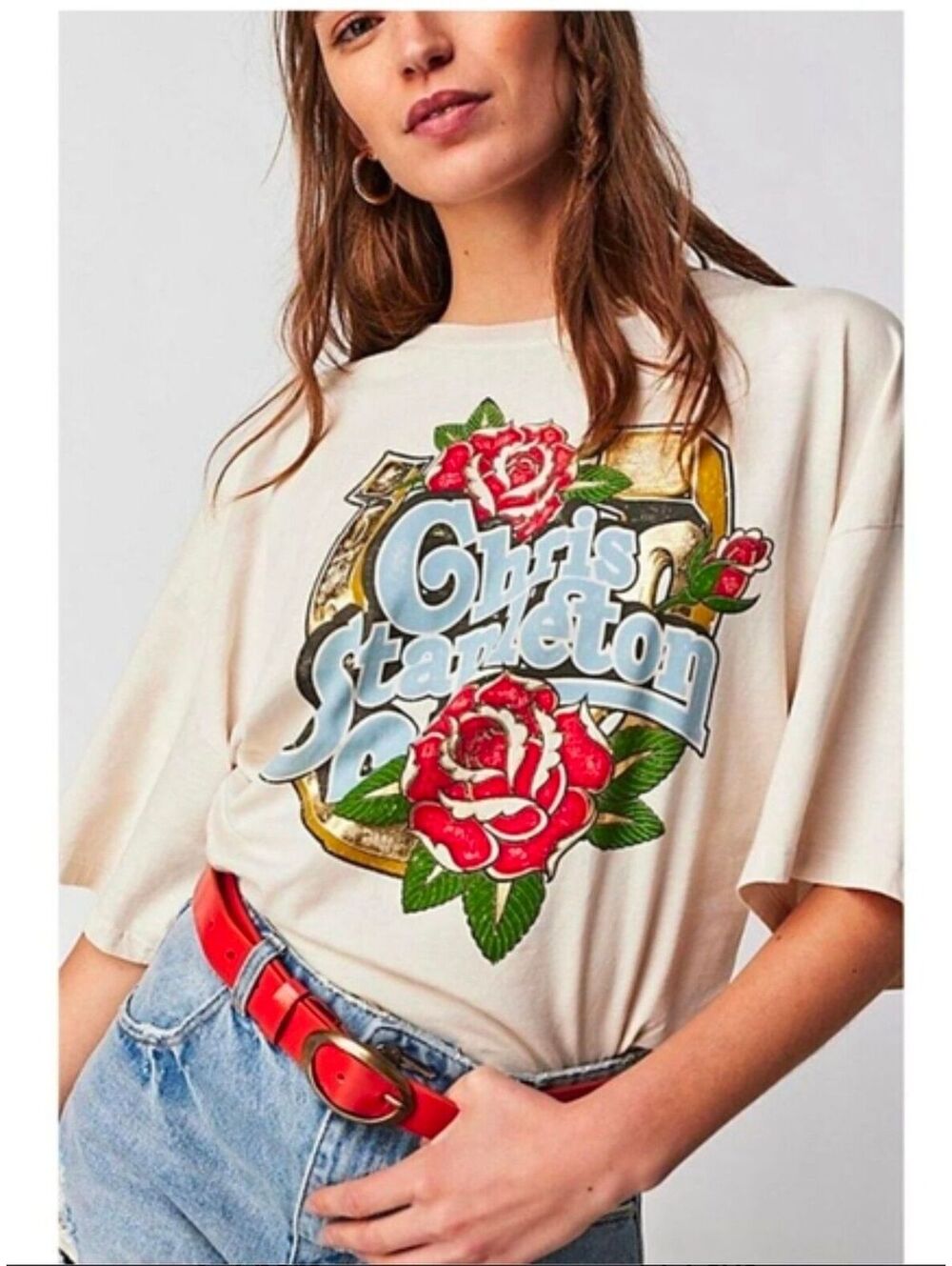 NWT-OS- Daydreamer Chris Stapleton Horseshoe Band Graphic Tee